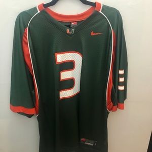 Miami Hurricanes Large Never Worn Jersey